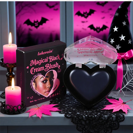 PH Color Changing Magical Black Cream Long-wearing Blush Cheeks Lips Natural Pink Moisturize Long Lasting Makeup Cosmetics