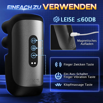 Adult Male Sex Toy Penis Stimulator Massager 9 Vibration Rotation Suction Modes USB Rechargeable Masturbation Cup Adult Supplies