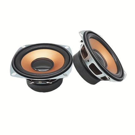 2 PCS/lot 3 Inch Bass Speaker Square 4 Ohm 10W Midrange Woofer DIY BT Subwoofer Loudspeaker For Home Sound System