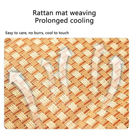 Comfortable Summer Small Cat Cooling Mat Moistureproof Medium Dog Sleeping Bed Cushion Rattan Mat Pet Puppy Accessories