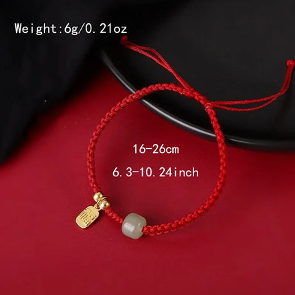 Fashion Simple Lucky Knot Red Rope Bracelets for Women Men Handmade String Adjustable Bracelet Friendship Amulet Jewelry Gift