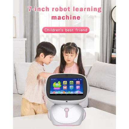 AI Robot Early Education Machine Bilingual Interactive Conversational Toy for Kids Educational Robot English Spanish French...