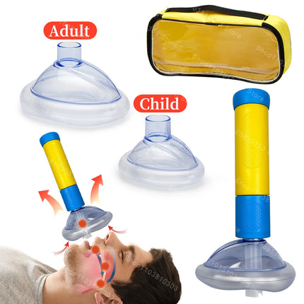 3/4Pcs Portable First Aid Choking Device Kit Emergency Life Saving Suction Choke First Aid Kit for Kid Adult Asphyxiation Rescue