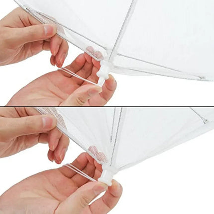 Foldable Mosquito Net Cover Insect-Proof Kitchen Food Lid Table Anti-fly Umbrella Tent Covers Kitchen Food Protection Gadgets
