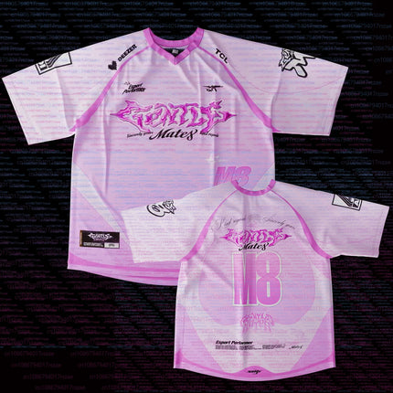 M8 Esports Club 2026 VCT Jersey Gentle Mates Fans Custom ID Uniform Men Summer Breathable Short Sleeve Casual Sportswear Tops