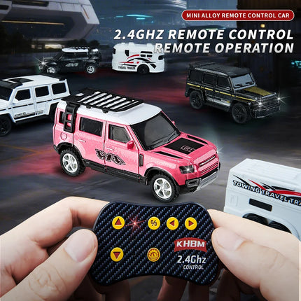 2026 RC Car MINI Alloy 1/64 Upgraded Remote Control Car Convenient to Carry 60 Minutes of Work Time Children's Gifts Toys