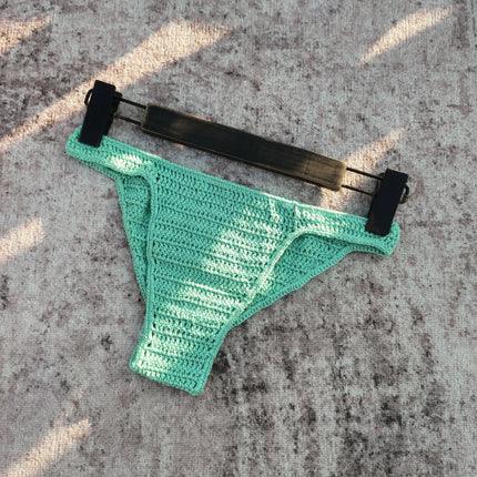 Hot Men Women Breathable Underwear Hand Crochet Low Rise Swimming Sunbathing Male Boxers Panties Briefs Шорты Мужские 남성트렁크팬티