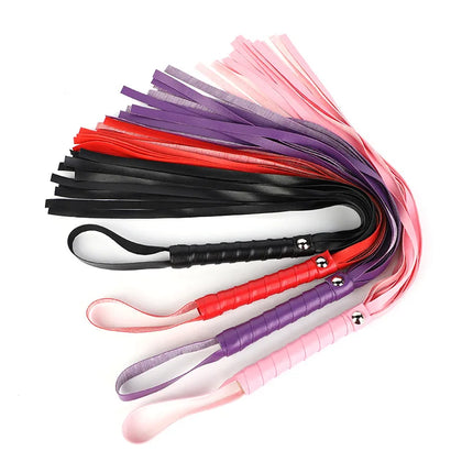 4 Colors Exotic Accessories Set of Whip Restraint Fetish Spanking Paddle Adult Sexy Games Bdsm Bondage Flirting Toys For Couples