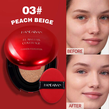 Korean Air Cushion Foundation - Light Natural Moisturizing Concealer Whitening Oil-Control Women's Long-lasting Makeup Base