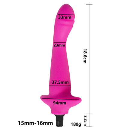 FREDORCH Sex Machine Attachments Fascia Gun Massage Head to Silicone Dildo Sex Toys for Men Women Vibrators Penis Masturbation