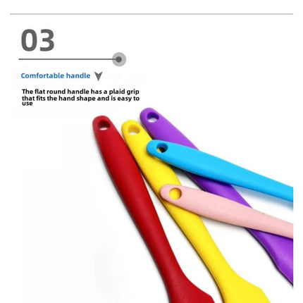 21cm/27cm Silicone Scraper Food Grade Silicone Baking Spatula Cake Spatula Mixing Tool Kitchen Baking Accessories