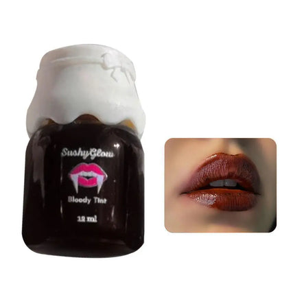 Matte Lip Gloss Halloween Festival Essential Matte Lip Gloss OG Bloody Tint Set Matte Dark Lipstick For Party Cosplay