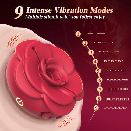 APP Remote Control Bluetooth 9 Modes Silicone Wearable Nipple Clamp Vibrator Breast Massager Adult Sex Toys for Women Couple 18+