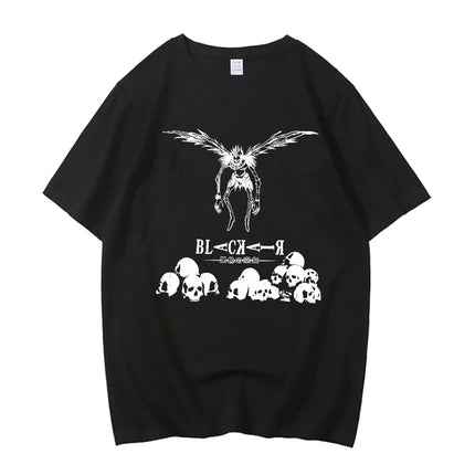 Harajuku Death Note T Shirts Anime Graphic Printing T Shirt High Quality Cotton Fashion Streetwear Unisex Top Tee