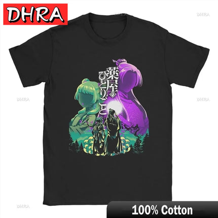 Anime Apothecary Diaries Crewneck T-Shirt Short Sleeve Maomao Tee Shirt Graphic Printed Casual Summer Unisex Tops Cute Clothing