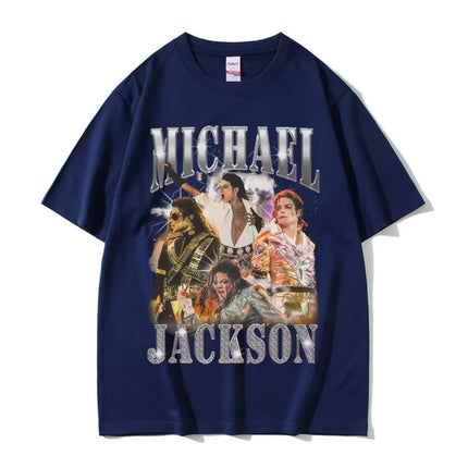 Classic Vintage Michael Jackson Graphic T-shirt Men Women Clothing Fashion Retro Gothic Rock Tshirts Male Punk Oversized T Shirt