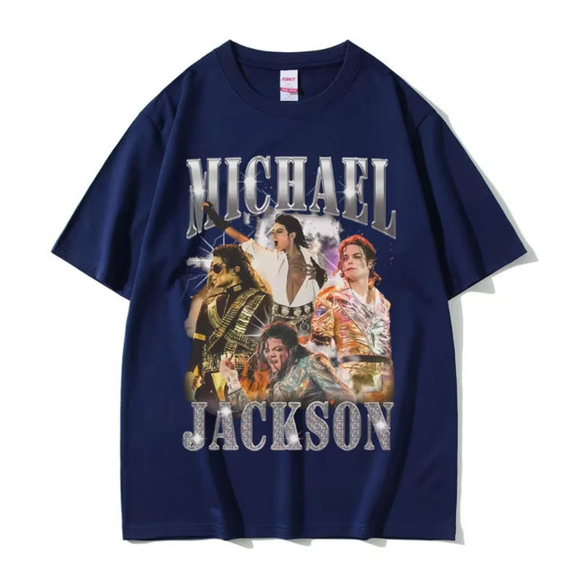 Classic Vintage Michael Jackson Graphic T-shirt Men Women Clothing Fashion Retro Gothic Rock Tshirts Male Punk Oversized T Shirt