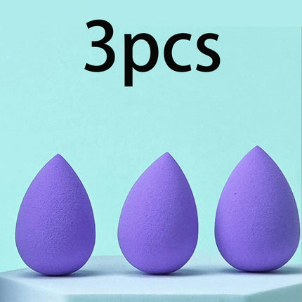 3/20/60Pcs Portable Reusable Water Drop Shape Mini Blender Sponge Beauty Cosmetic Foundation Cosmetic Sponge Makeup Blender