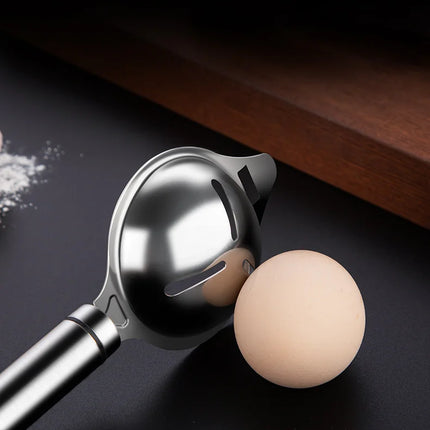 Egg White Separator Stainless Steel Tools Eggs Yolk Filter Gadgets Kitchen Accessories Separating Funnel Spoon Divider Utensils
