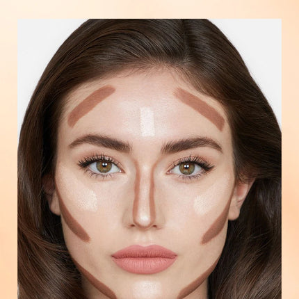 O.TWO.O Double-Headed Contour Stick Waterproof Matte Highlighter Concealer Clavicle Shadow Pen 3D Face Highlighting Makeup Pen