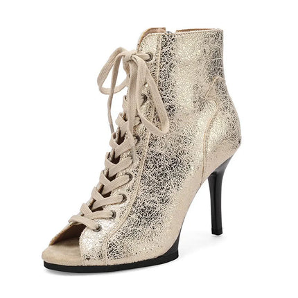 Women Black High Heels Trend  Stilettos Jazz Dance Woman Shoes Latin Dancing Street Sexy Stilettos Booties Plus Size