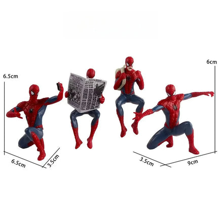 Marvel Spider Man Superhero Spiderman 7-9cm Action Figure Spider-Man Anime Collection Mini Toys Model Children Gift