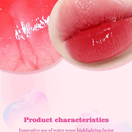 6PCS Moisturizing Lip Gloss Transparent Lip Oil Hydrating Lip Glaze Lip Plumper Hydrating Make Up Liquid Lipstick Lips Cosmetics