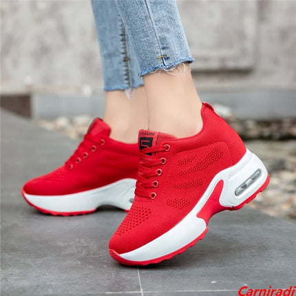 Fashion Cushioning Plattorm Height Increase Shoes Women Baskets Sport Casual Sneakers Ladies Non-slip High Quality Jogging Shoes