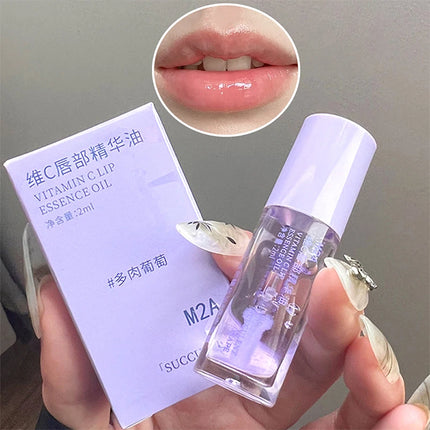Vitamin C Lip Essence Oil Lip Oil Moisturizing Lip Liquid Hydrating moisturizing primer Improve lip lines and remove dead skin f