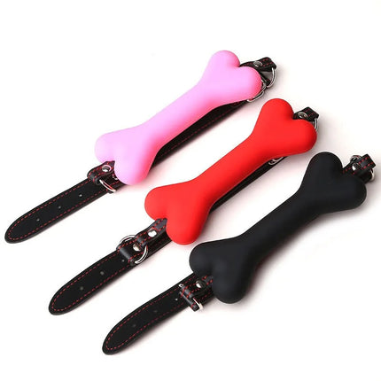 Open Mouth Gag Soft Silicone Dog Bone 18+ Slave Sex Toy BDSM Bondage Flirting Mouth Plug Ball Adult Exotic Games Accessories