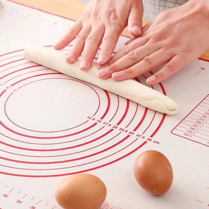 Silicone Baking Mat Kneading Pad Dough Mat Pizza Cake Dough Maker Kitchen Cooking Grill Non-Stick Gadgets Bakeware Pastry Mat