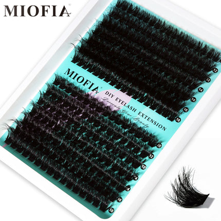5D Fluffy Cluster Lashes 30D-150D Thick Individual Eyelash Clusters 10-18mm Natural Look Reusable DIY Eyelash Extensions