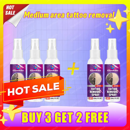 Fast and effective tattoo removal, no laser required, no pain, no marks left