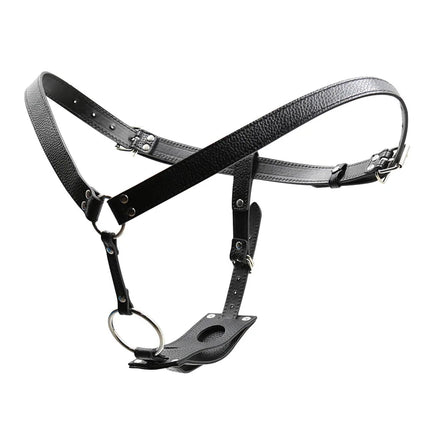 Sex Shop Butt Plug And Dildo Harness Belt Erotic Leather Chastity Device Sex Toys For Lesbian Women Underwear Pants