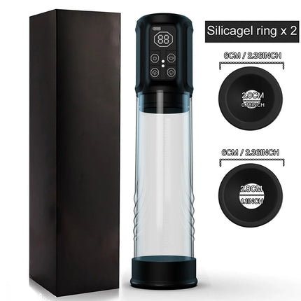 IPX7 Electric Penis Pump Adult Sex Toys Dick Enlarger for Men Erection Air Water Extender 4 Training 3 Suction Male Masturbator