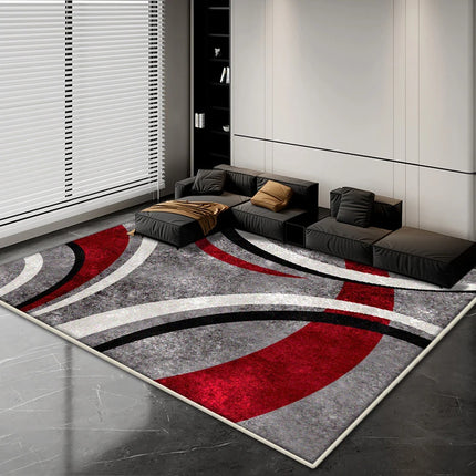 Nordic Abstract Luxury Carpet Home Decoration Living Room Fluffy Plush Rugs 200x300cm Bedroom Office Area Anti-Skid Floor Mats