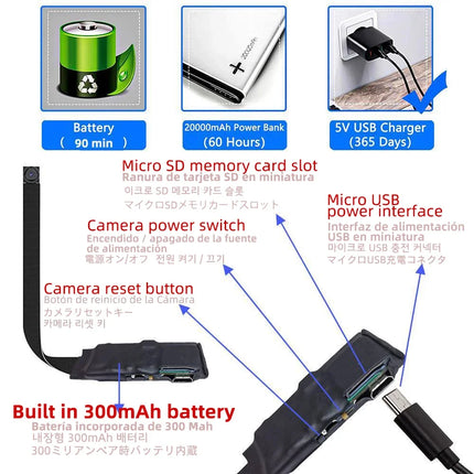 4K Mini Camera HD 1080P WiFi Camcorder Enhanced version DIY Wireless Module Video Recorder Support Remote View P2P Cam