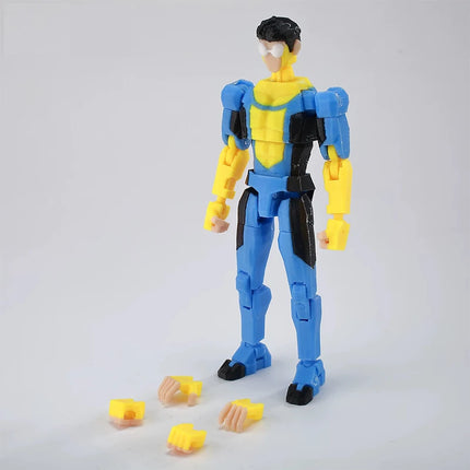 3D Printed Dummy 13 Invincible Boy Titan Model Multi-jointed Movable Action Figure Desktop Ornament Animation Model For Kids Fan