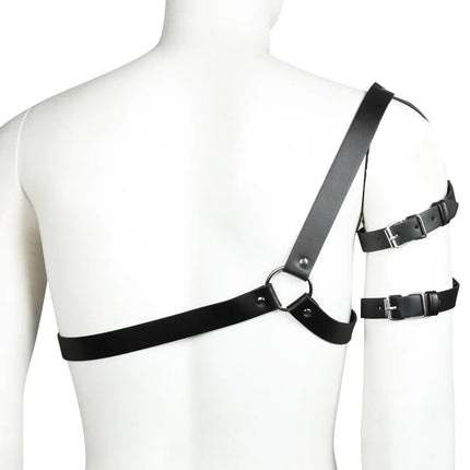 Leather Straps Belt Bondage Harness Sexy Lingerie male Body Harajuku Harness Garter Belt men Straps Suspenders Stockings