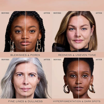 4-in-1 foundation cream, moisturizing concealer foundation, non-greasy, long-lasting, waterproof, sweat-proof,concealer makeup