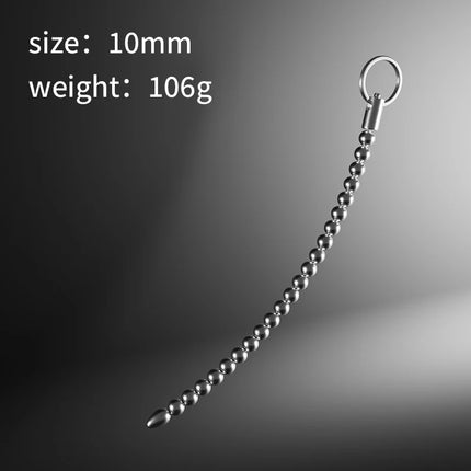 Stainless Steel Urethral Sound Dilators Penis Plug Insert Stimulation Catheter Beads Male Masturbator Horse Eye Sticks BDSM