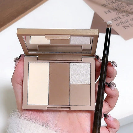 Stereoscopic Nasal Shadow Highlight Contouring Powder Palette Matte Brightening Face Shadow Contouring Powder Makeup Palette
