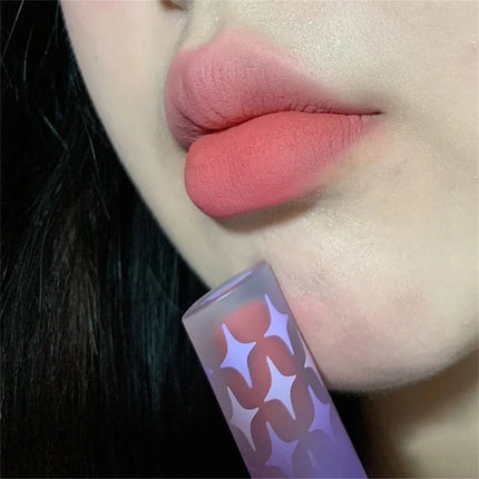 Pigeon Blood Red Matte Lipstick Waterproof and Lasting Blue Gothic Lip Gloss Sexy Punk Black Lip Tint Dark Lip Cream Makeup