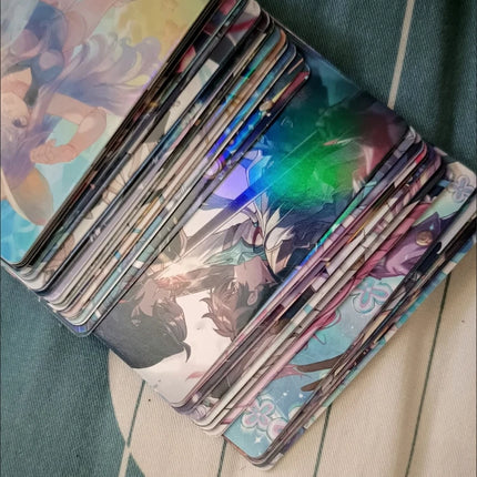 Honkai:Star Rail 50PCS/Set Decor Laser Lomo Card Photocard HD Double-sided Small Album Photo Card For Fans Collection Postcard