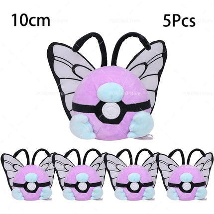 Wholesale Pokemon Plush 5Pcs/Lot Mimikyu Caterpie Oddish Garchomp Phantump Umbreon Sylveon Stuffed Animal Peluche Christmas Gift