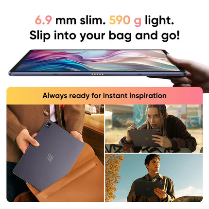 XPPen Magic Drawing Pad 12 inch Tablet Android Pad 2K Resolution 16K Levels 8GB 256GB Graphics Drawing Tablet Monitor Android 14