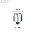 Style 21-1PC / Retainers & Hide-it Jewelry / 3mm-diameter
