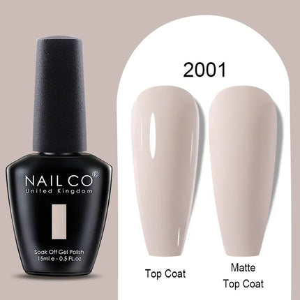 NAILCO Winter Series Color Gel Nail Polish 15ML Semi Permanent Soak Off Gel Varnishes Super Texture Gorgeous Nail Manicure Art