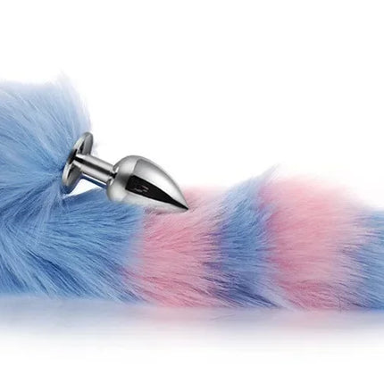 Cute Fox Tail Anal Plug Cat Ears Headbands Set Nipple Clip Neck Collar Erotic Cosplay Sex Toys For Women