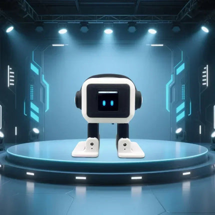 New AI EMO Desktop Robot Smart Interactive Chat Voice Control Dancing Music Player Electronic Pet Gift